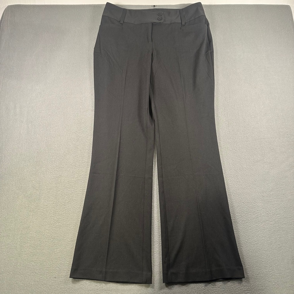 Rafaella The Curvy Boot High Rise Dress Pants Black Size 10 Bootcut Trousers